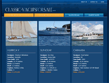 Tablet Screenshot of classic-yachtsforsale.com